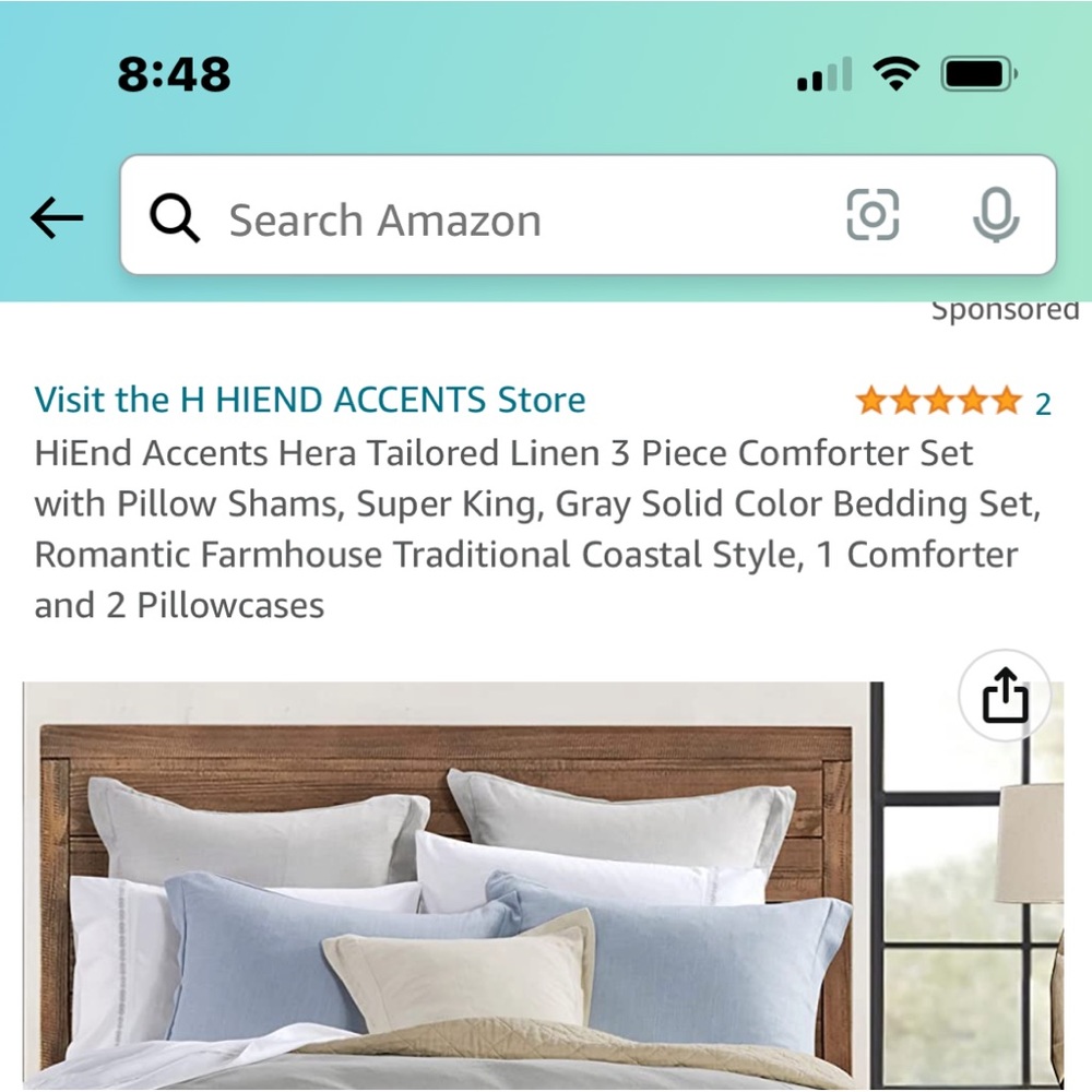 Linen Queen Duvet Set